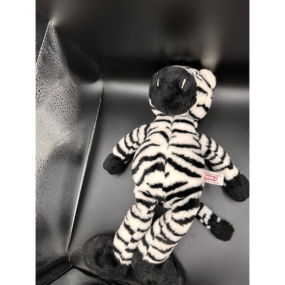Zebra Plush Nici by Enesco Wild 14" Stuffed Animal Germany Weighted Vtg RARE - Picture 8 of 16